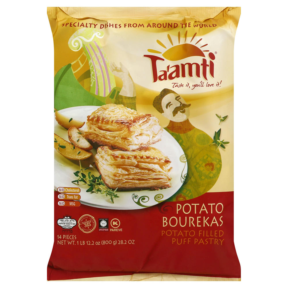 Ta'amti Kosher Potato Bourekas Potato Filled Puff Pastry, 14 ct