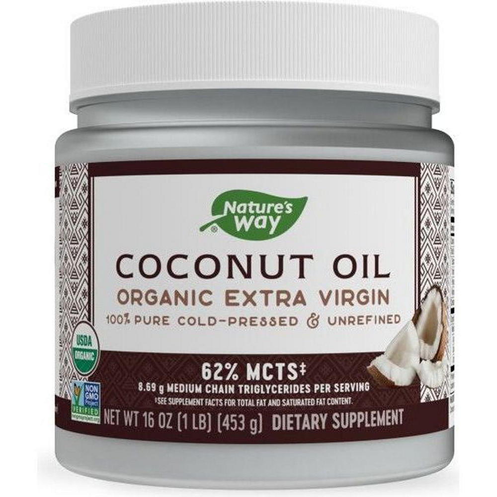 Nature's Way Organic Extra Virgin Coconut Oil, 16 oz