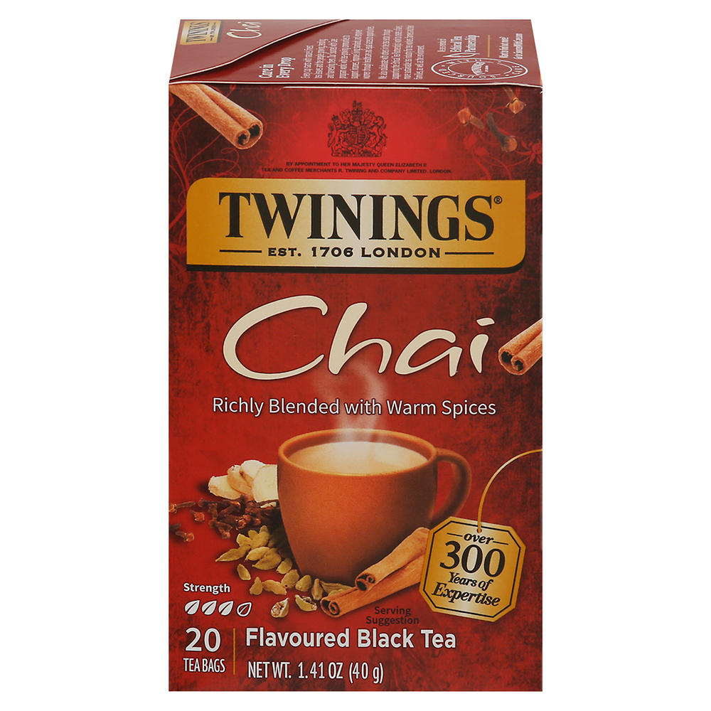 Twinings Chai Black Tea Bags, 20 ct