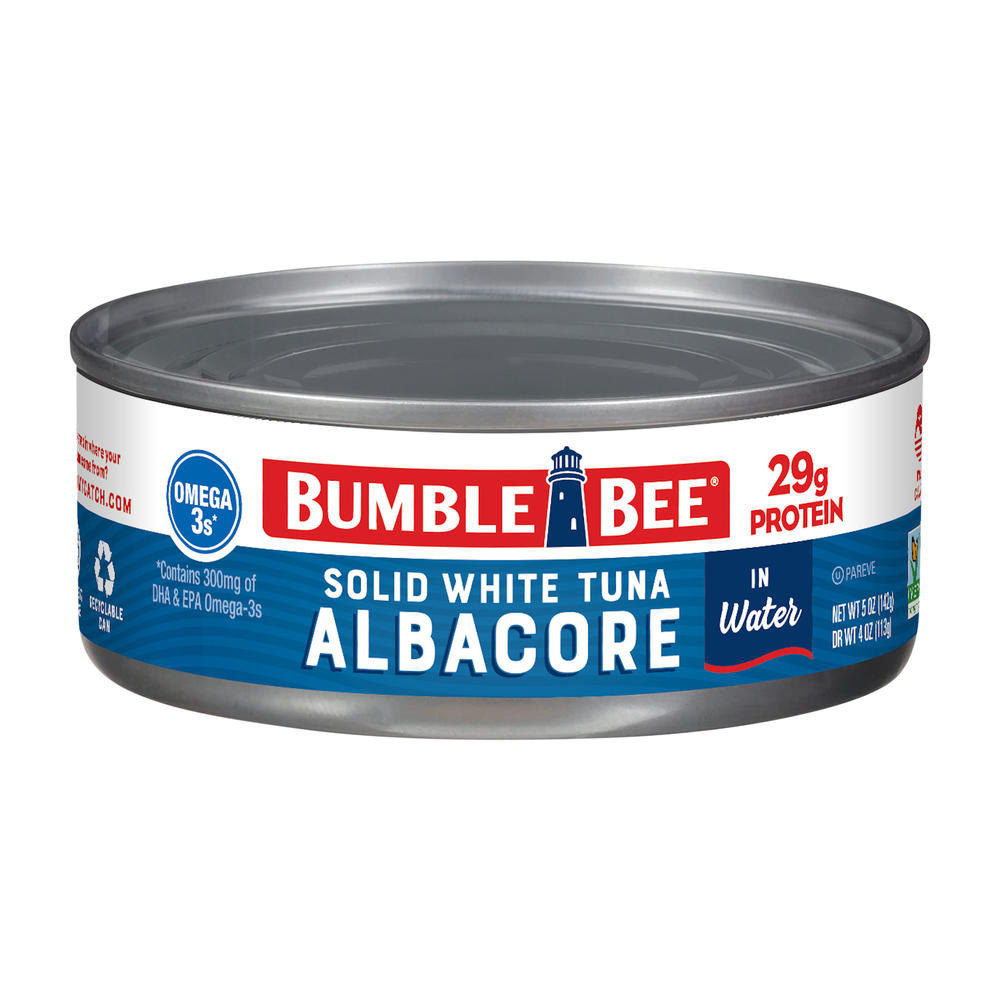 Bumble Bee Solid White Albacore Tuna in Water, 5 oz