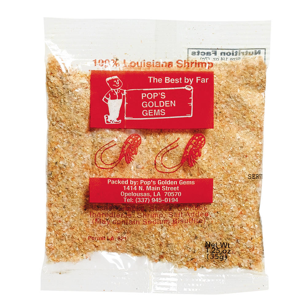 Pop's Golden Gems Powdered Shrimp, 1.2 oz
