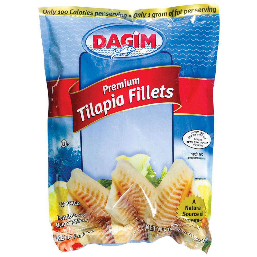 Dagim Kosher Premium Tilapia Fillets, 1 lb