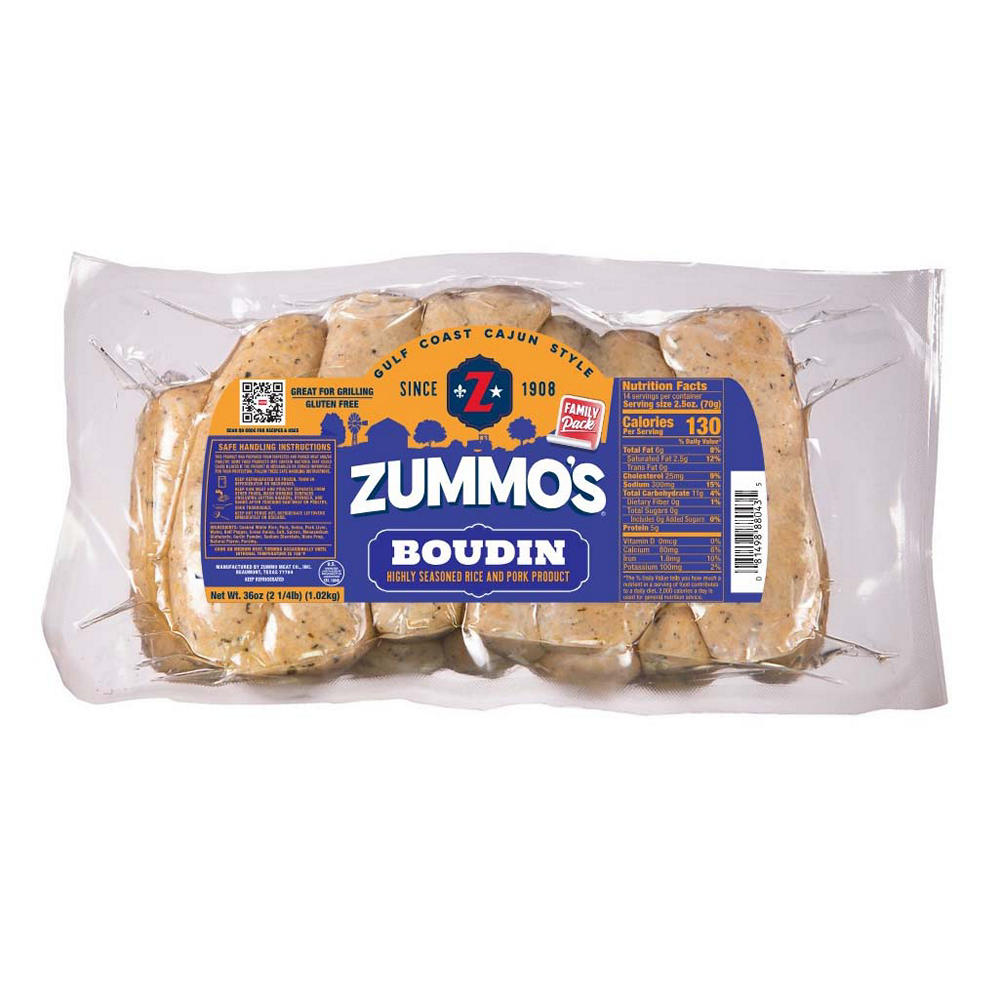 Zummo's Cajun Style Boudin Family Pack, 36 oz