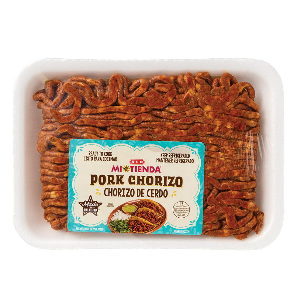 H-E-B Mi Tienda Ground Pork Chorizo, Avg. 1.2 lbs