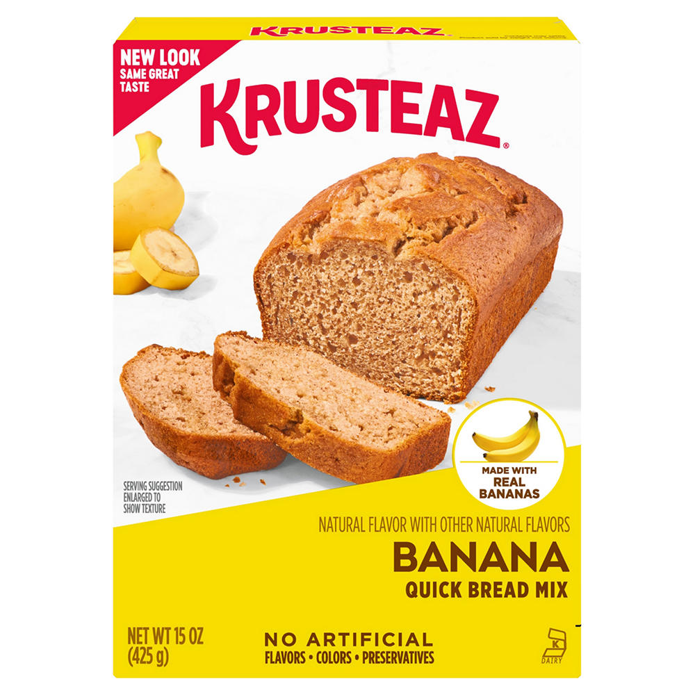 Krusteaz Banana Quick Bread Supreme Mix, 15 oz
