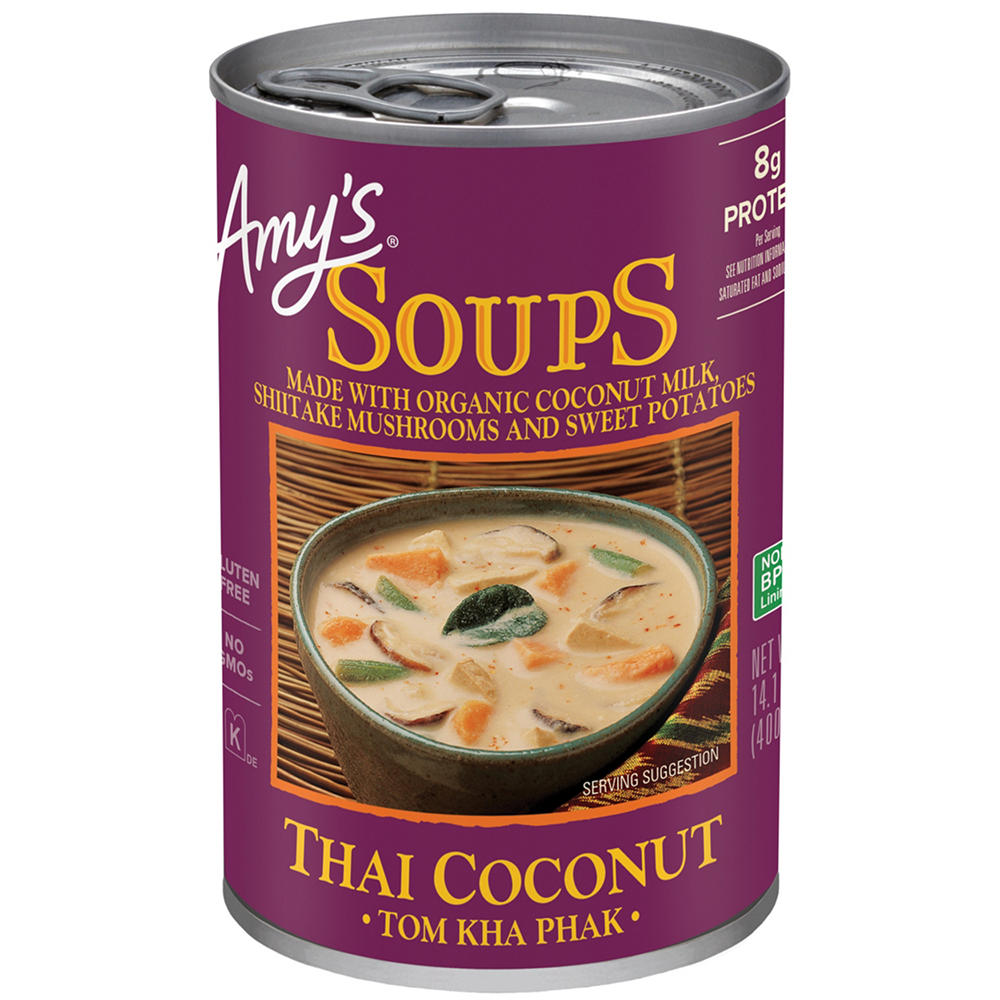 Amy's Tom Kha Phak Thai Coconut Soup, 14.1 oz