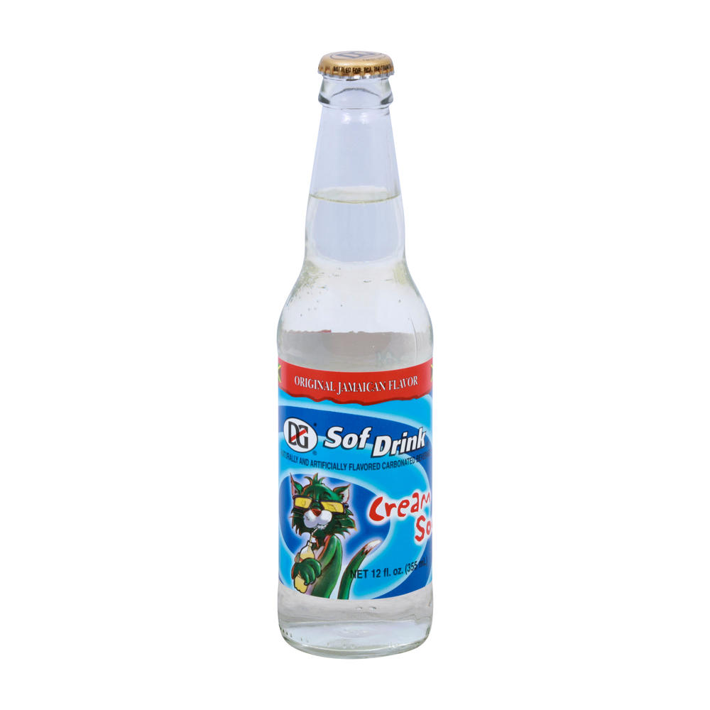 DG Cream Soda Soft Drink, 12 fl oz