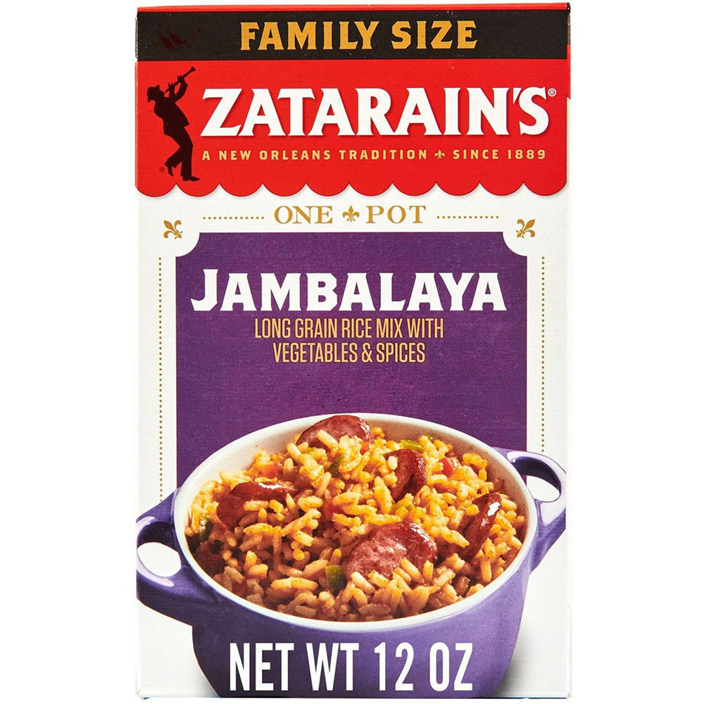 Zatarain's Family Size Jambalaya Rice Dinner Mix, 12 oz