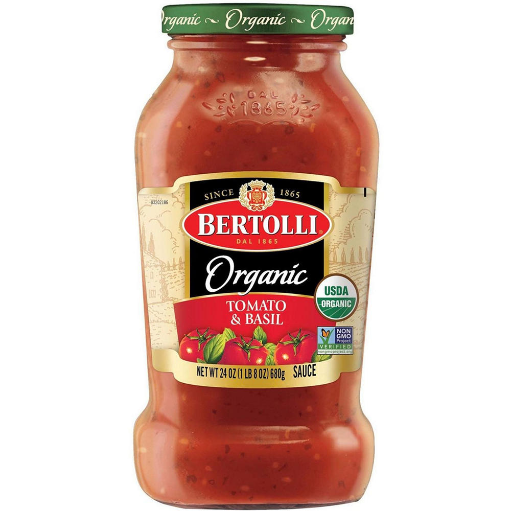 Bertolli Organic Tomato and Basil Sauce, 24 oz