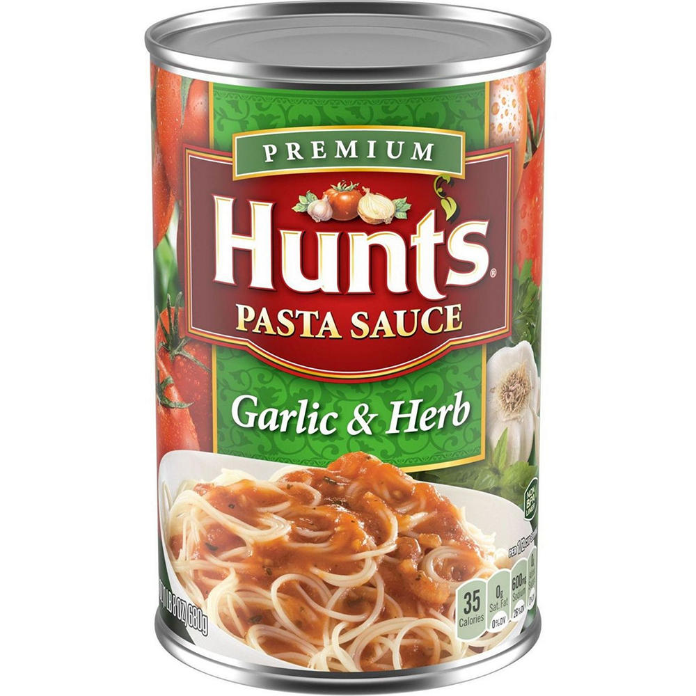 Hunt's Garlic & Herb Pasta Sauce, 24 oz