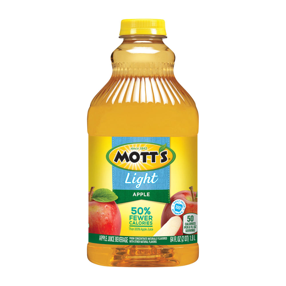 Mott's Light Apple Juice, 64 oz