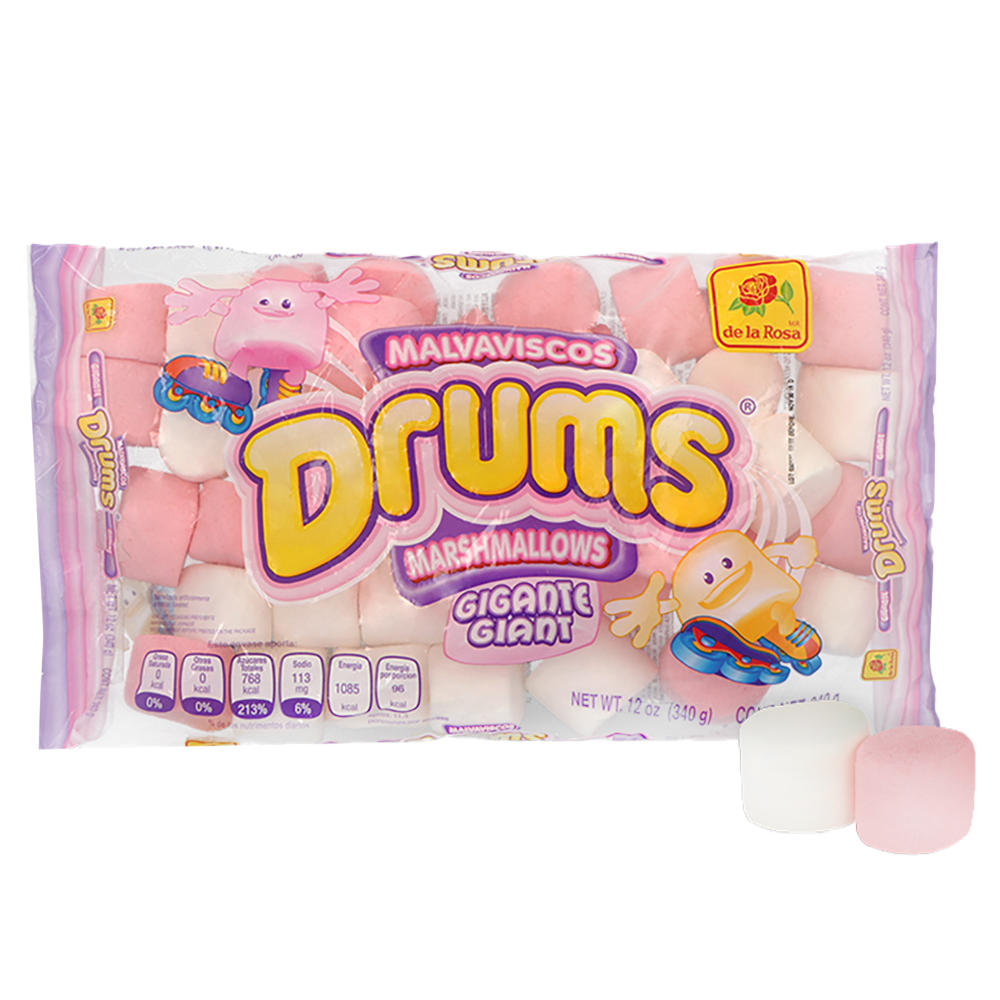 De La Rosa Giant Marshmallow Drums, 12 oz