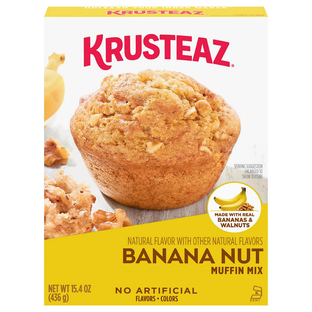 Krusteaz Banana Nut Muffin Mix, 15.4 oz