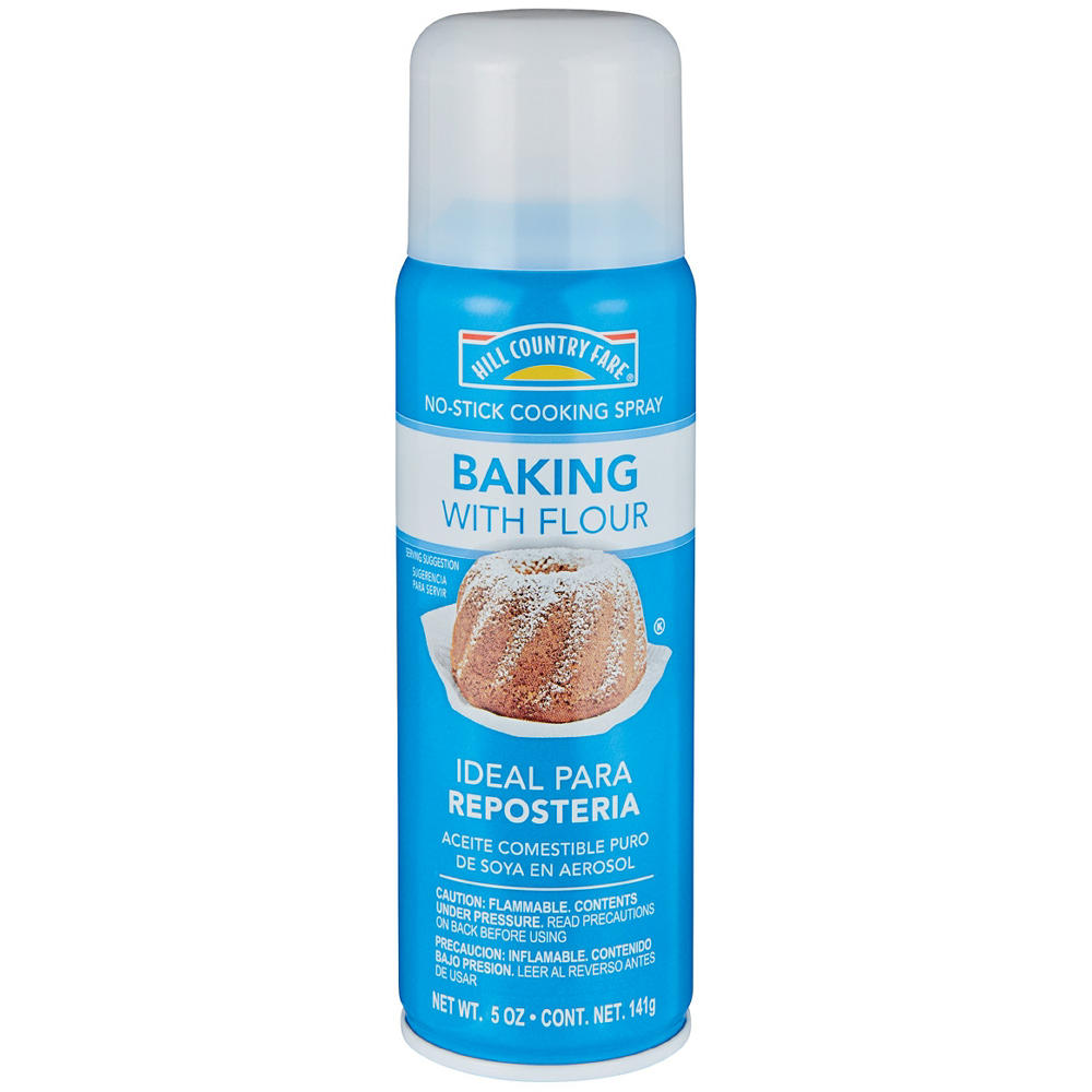 Hill Country Fare No-Stick Baking with Flour Cooking Spray, 5 oz