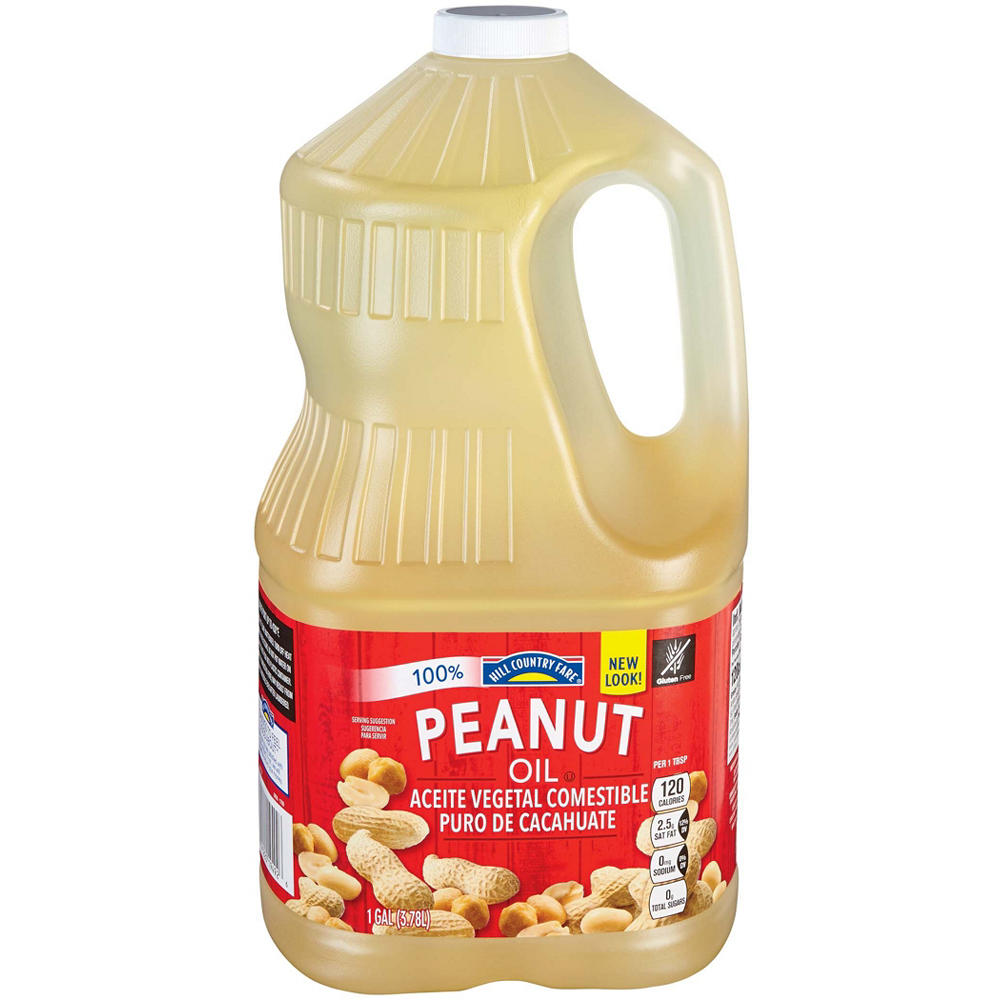 Hill Country Fare Peanut Oil, 128 oz