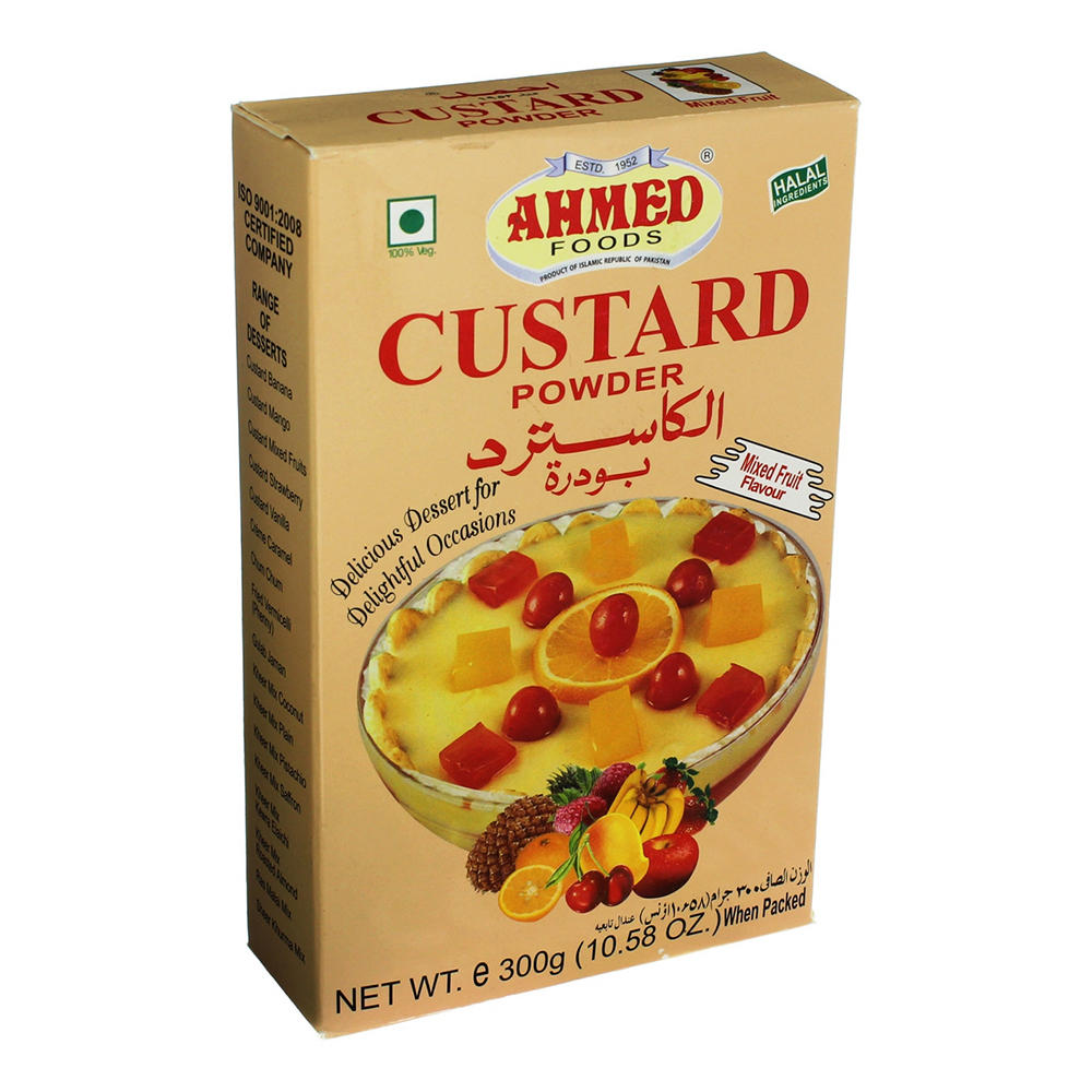 Ahmed Mixed Fruit Custard Powder, 10.58 oz