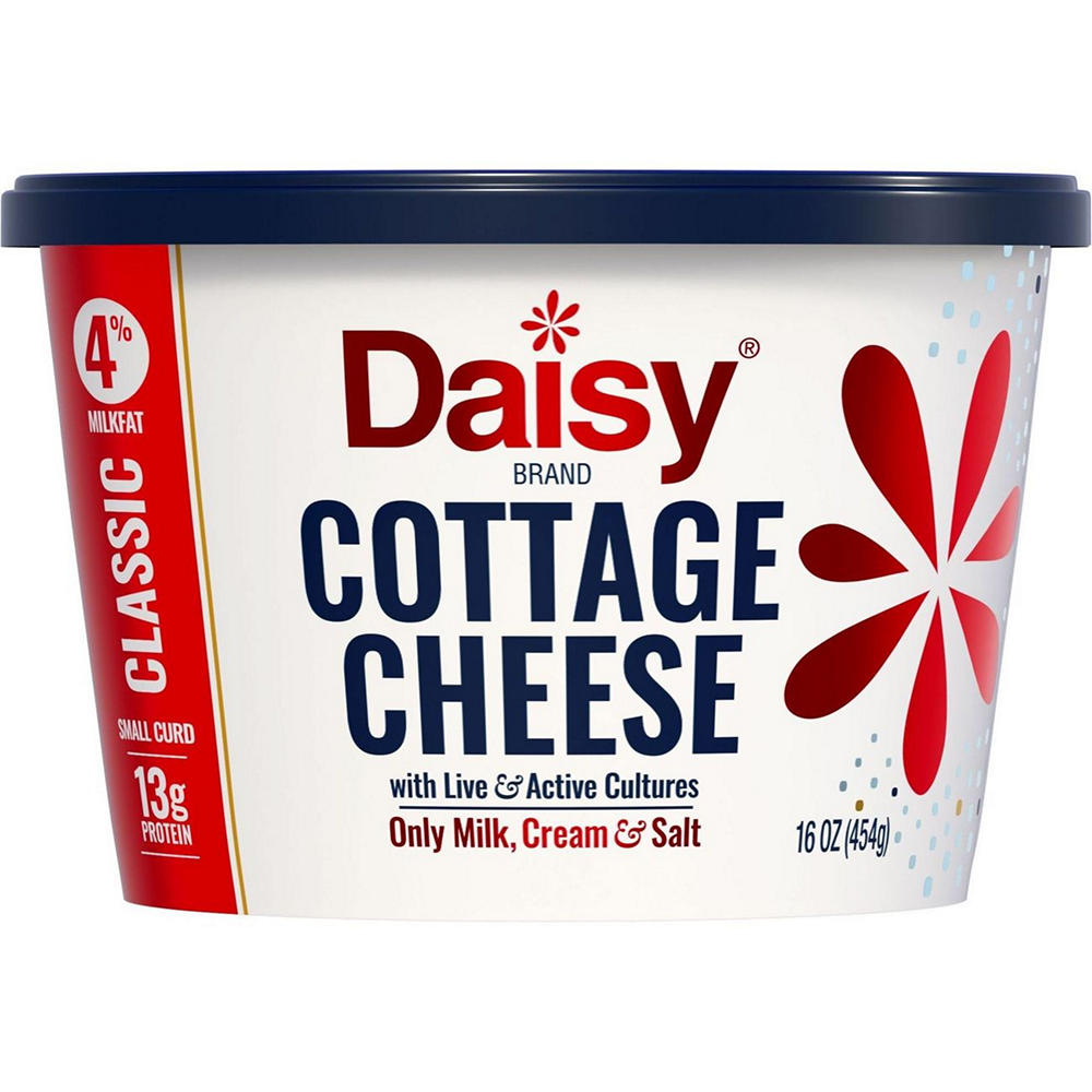 Daisy Small Curd 4% Milkfat Minimum Cottage Cheese, 16 oz