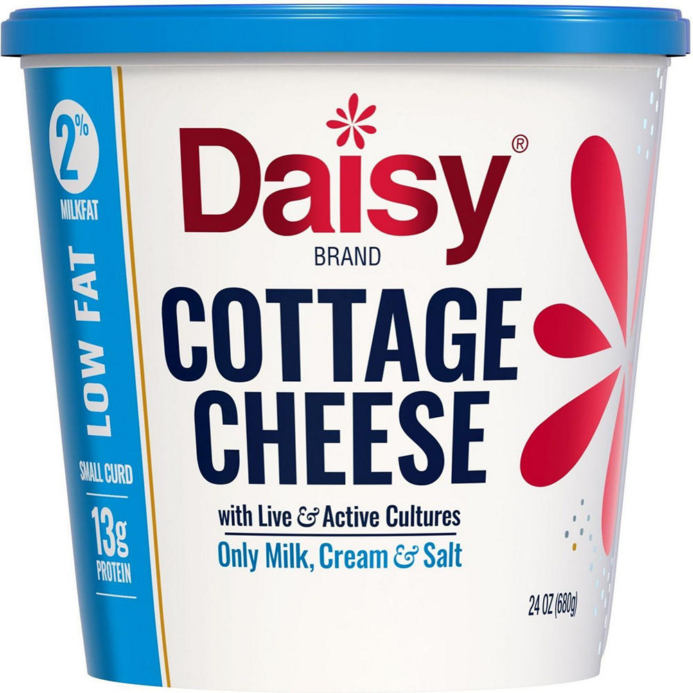 Daisy Small Curd 2% Milkfat Low Fat Cottage Cheese, 24 oz
