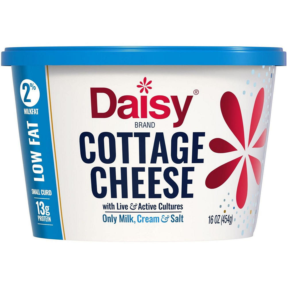 Daisy Small Curd 2% Milkfat Low Fat Cottage Cheese, 16 oz