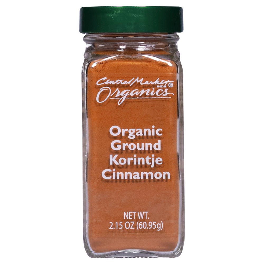 Central Market Organics Ground Korintje Cinnamon, 2.15 oz