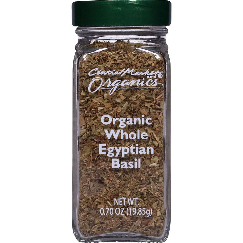 Central Market Organics Whole Egyptian Basil, 0.7 oz