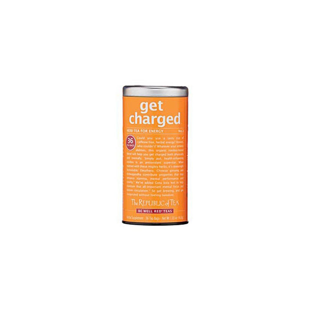 The Republic of Tea Get Charged Tea Bags for Energy, 36 ct