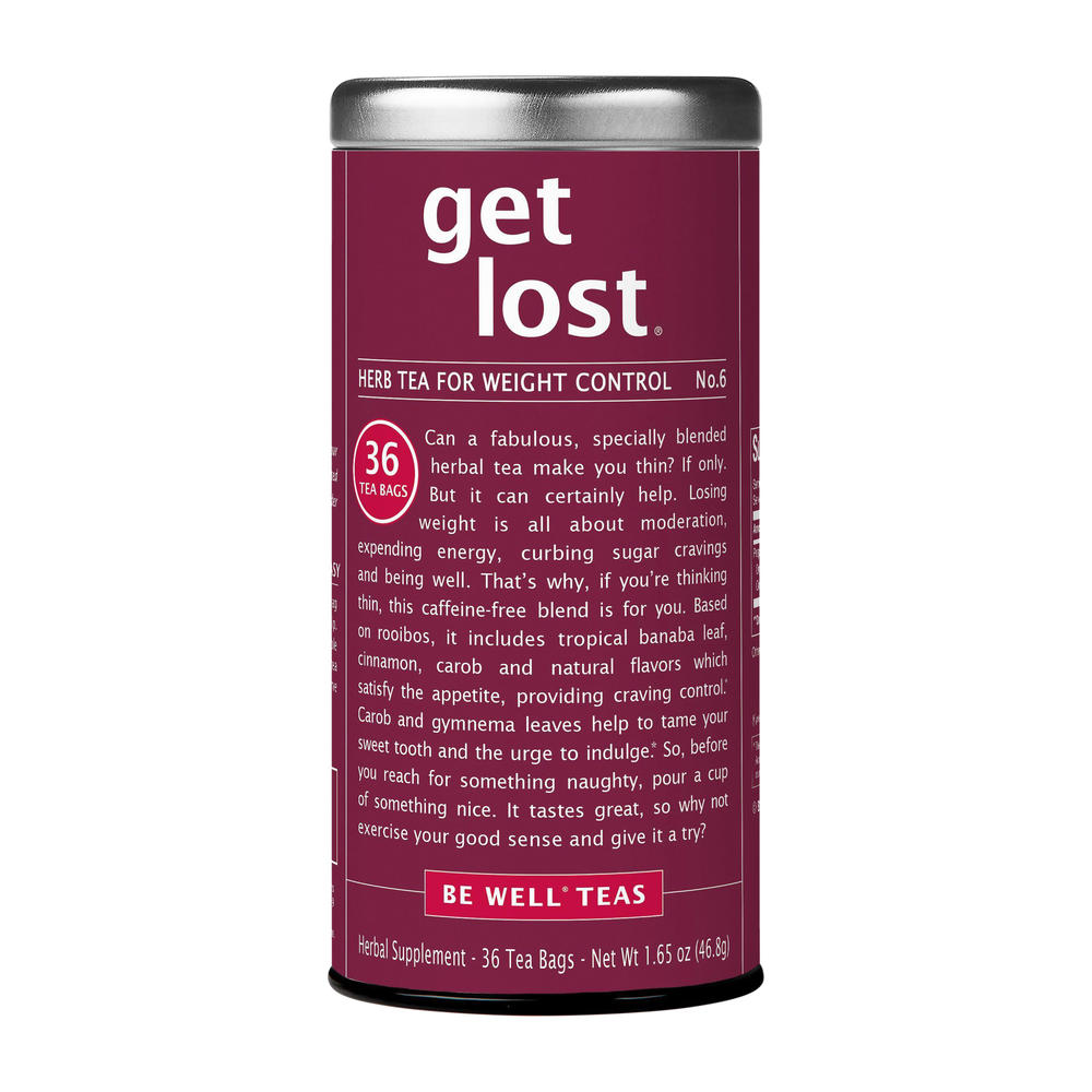 The Republic of Tea Get Lost Tea Bags for Weight Control, 36 ct