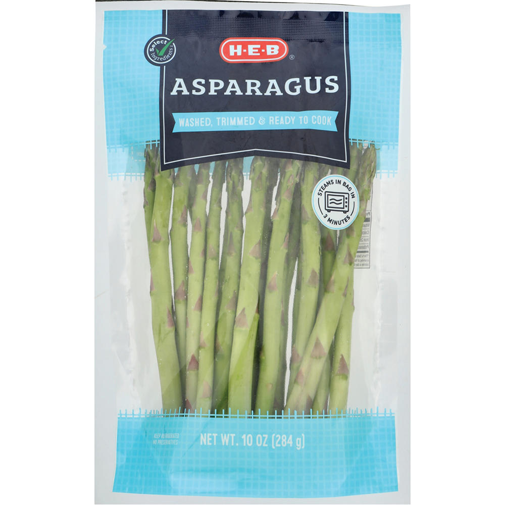 H-E-B Fresh Steamable Asparagus, 10 oz