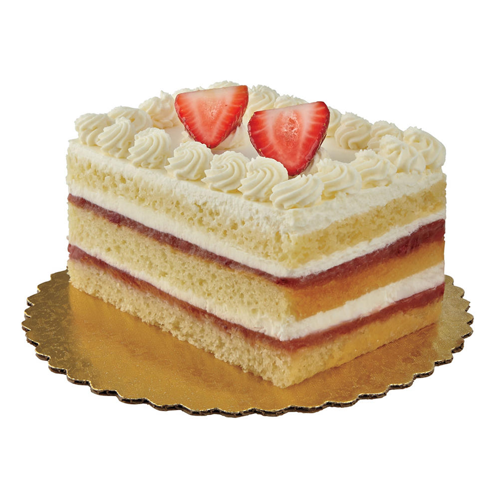 H-E-B Bakery Strawberry Shortcake Cake, Half Bar