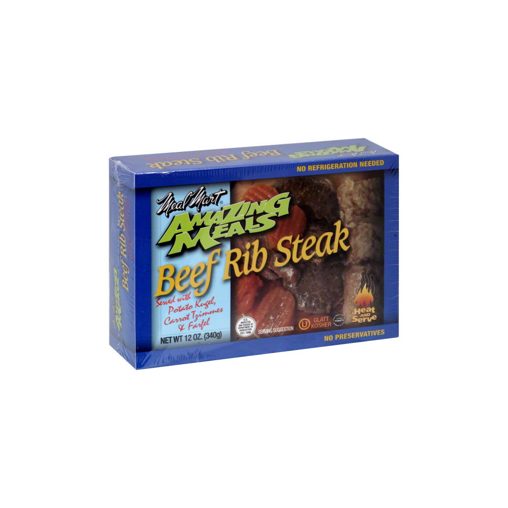 Meal Mart Amazing Meals Beef Rib Steak, 12 oz