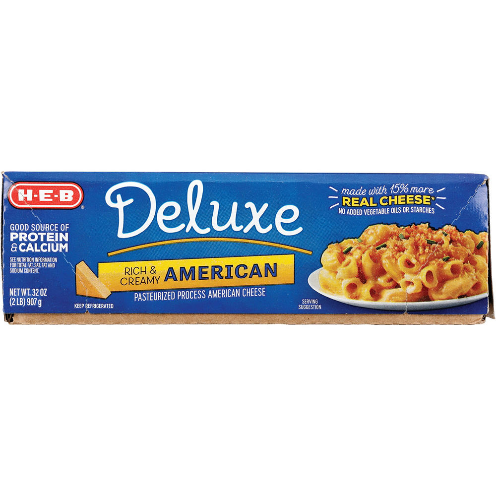 H-E-B Deluxe American Cheese, 32 oz