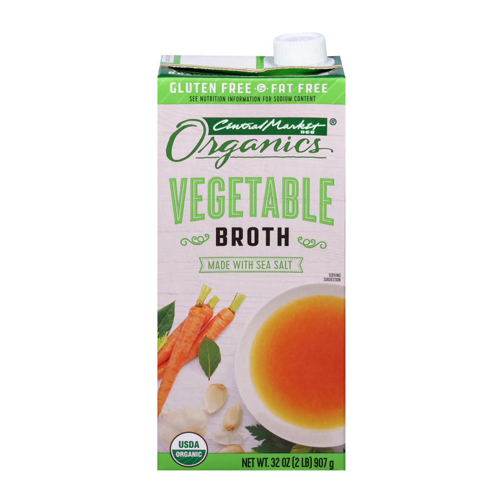 Central Market Organics Vegetable Broth, 32 oz