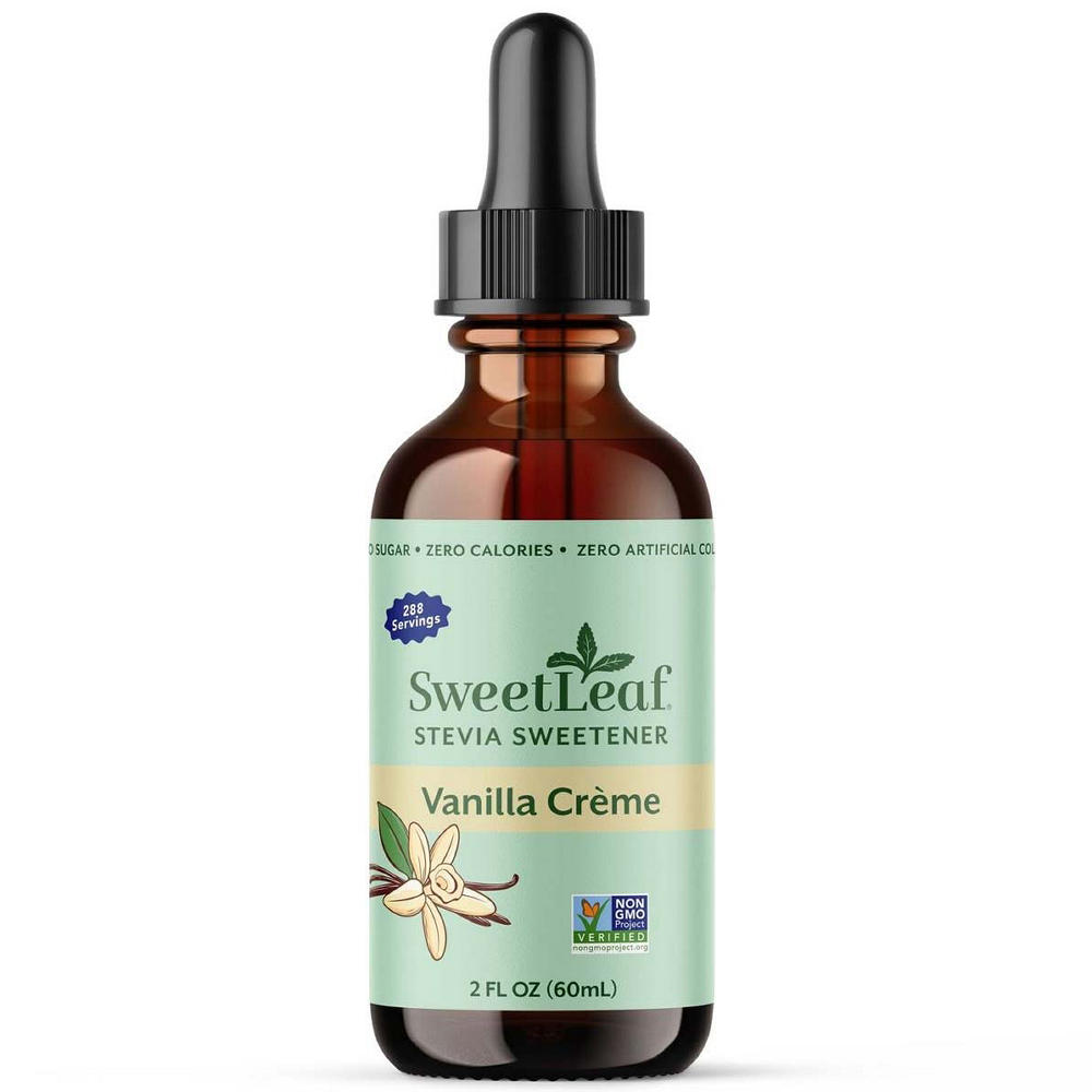 SweetLeaf Liquid Stevia Sweetener Vanilla Crème, 2 oz