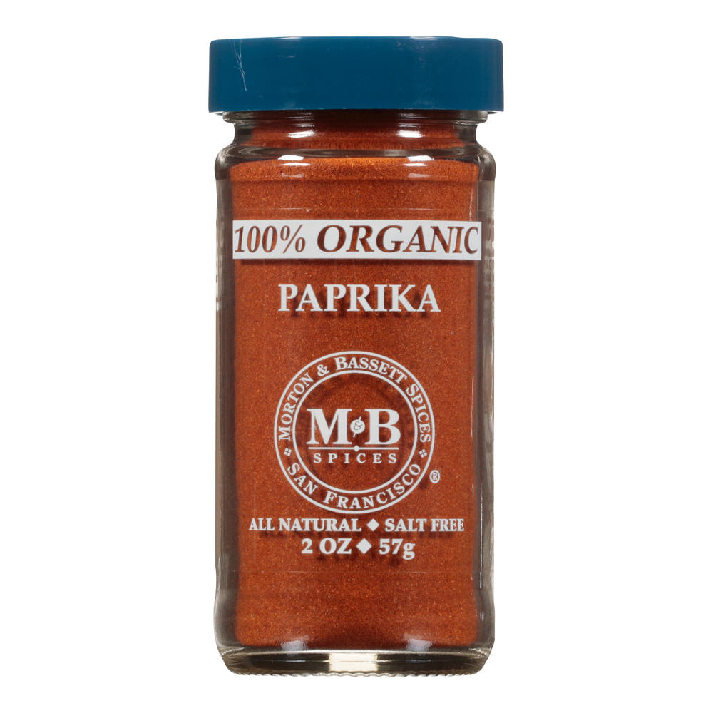 Morton & Bassett 100% Organic Paprika, 2 oz