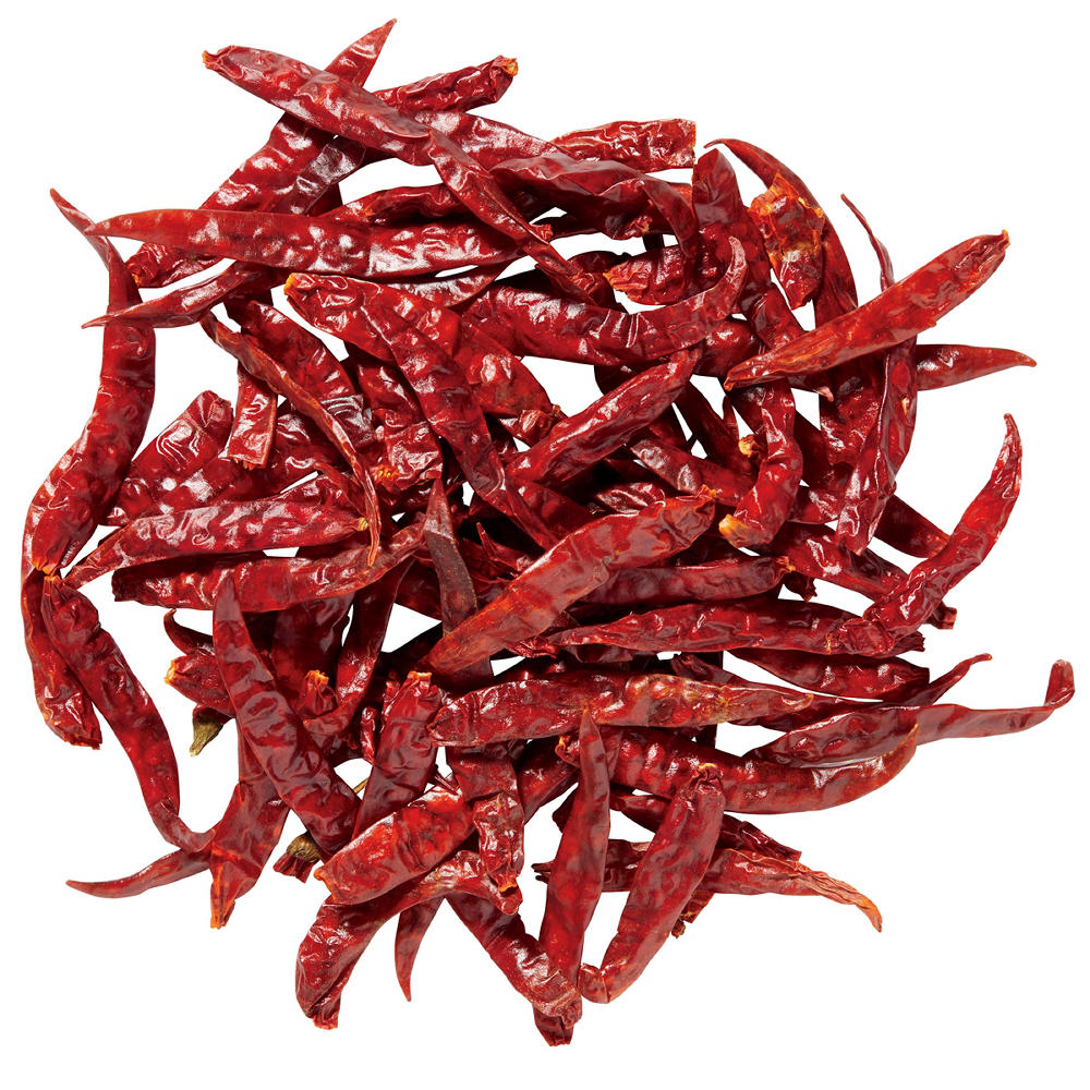 Fresh Dried Chile de Arbol Peppers, lb