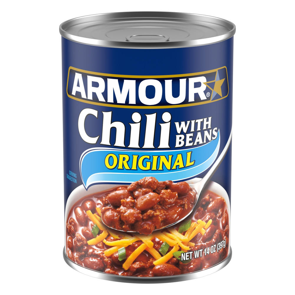 Armour Chili with Beans, 14 oz
