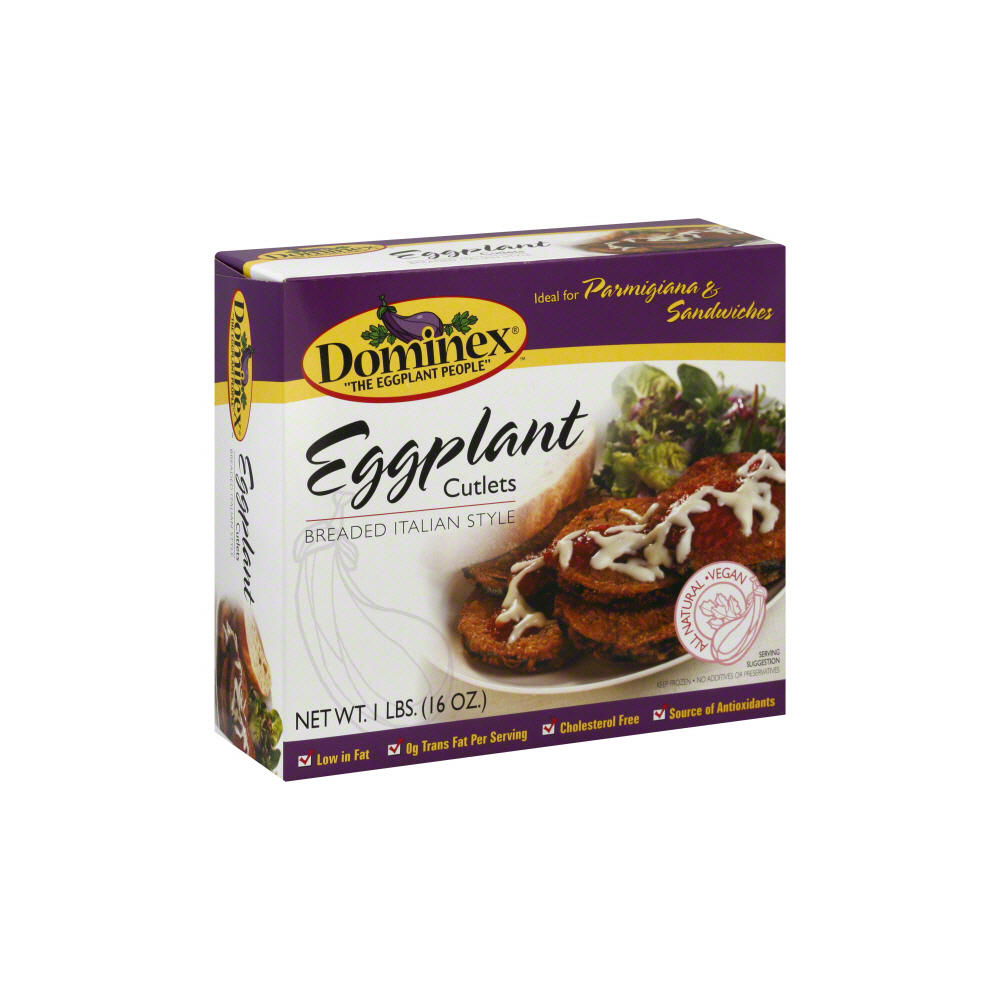 Dominex Eggplant Cutlets, 16 oz