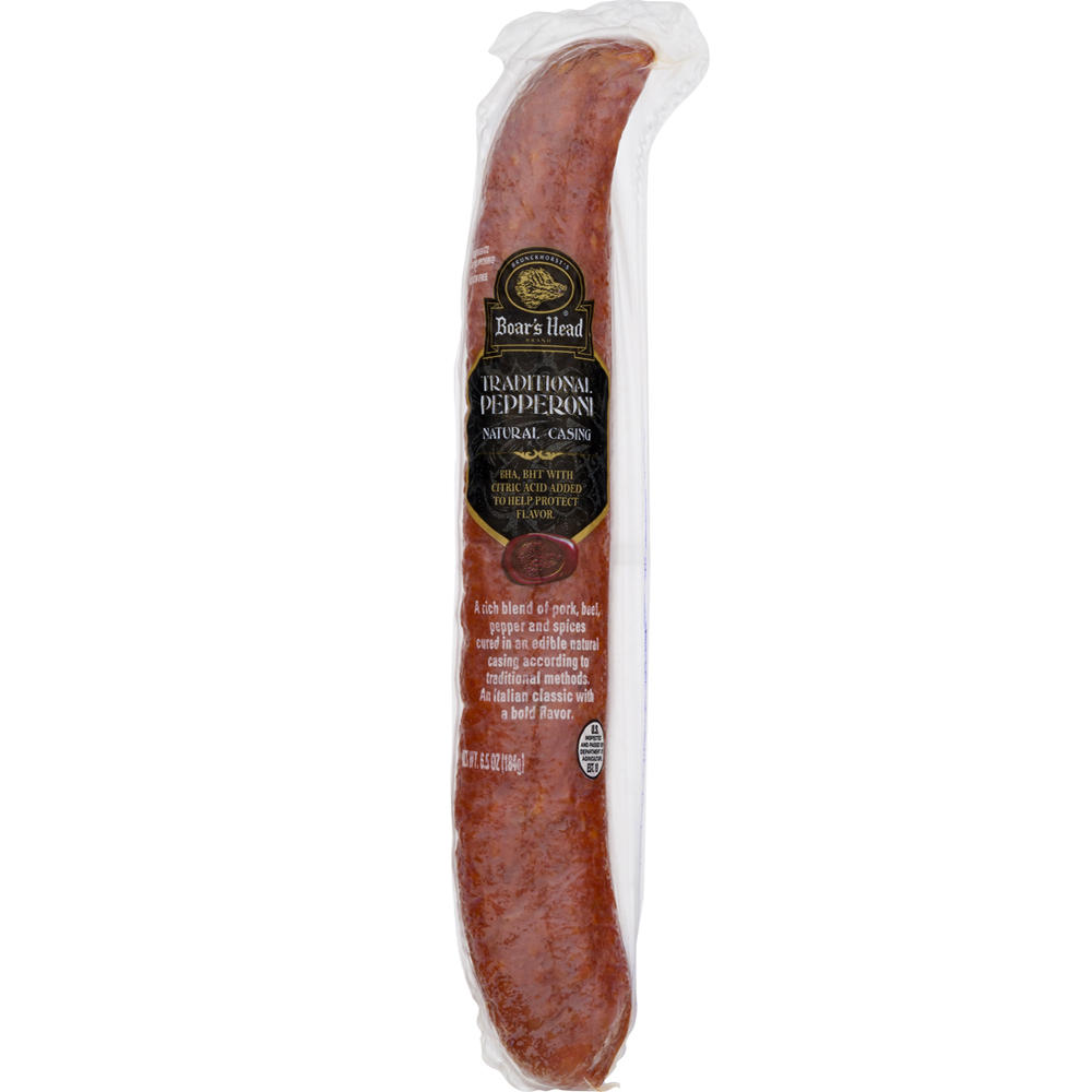 Boar's Head Traditional Pepperoni, 6.5 oz