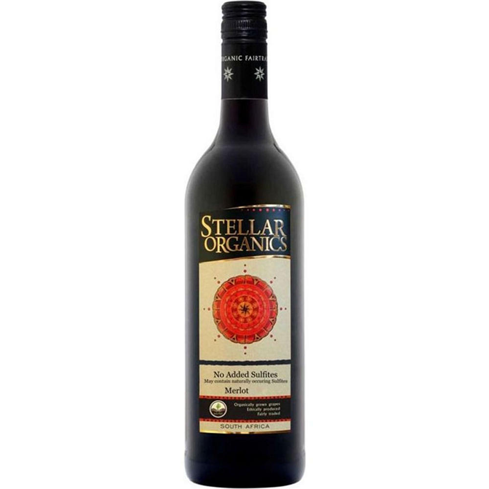 Stellar Organics Organic Merlot South Africa Red Wine, 750 mL