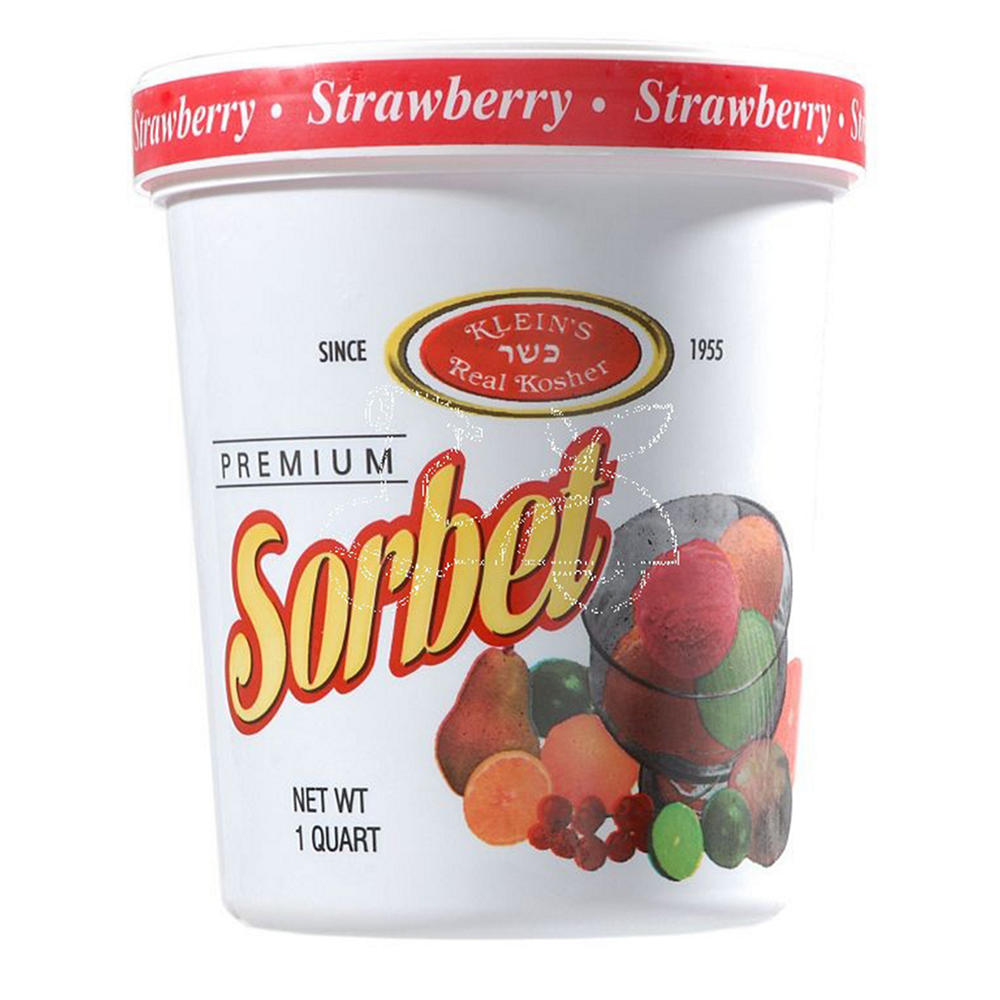 Klein's Kosher Strawberry Sorbet, 1 qt
