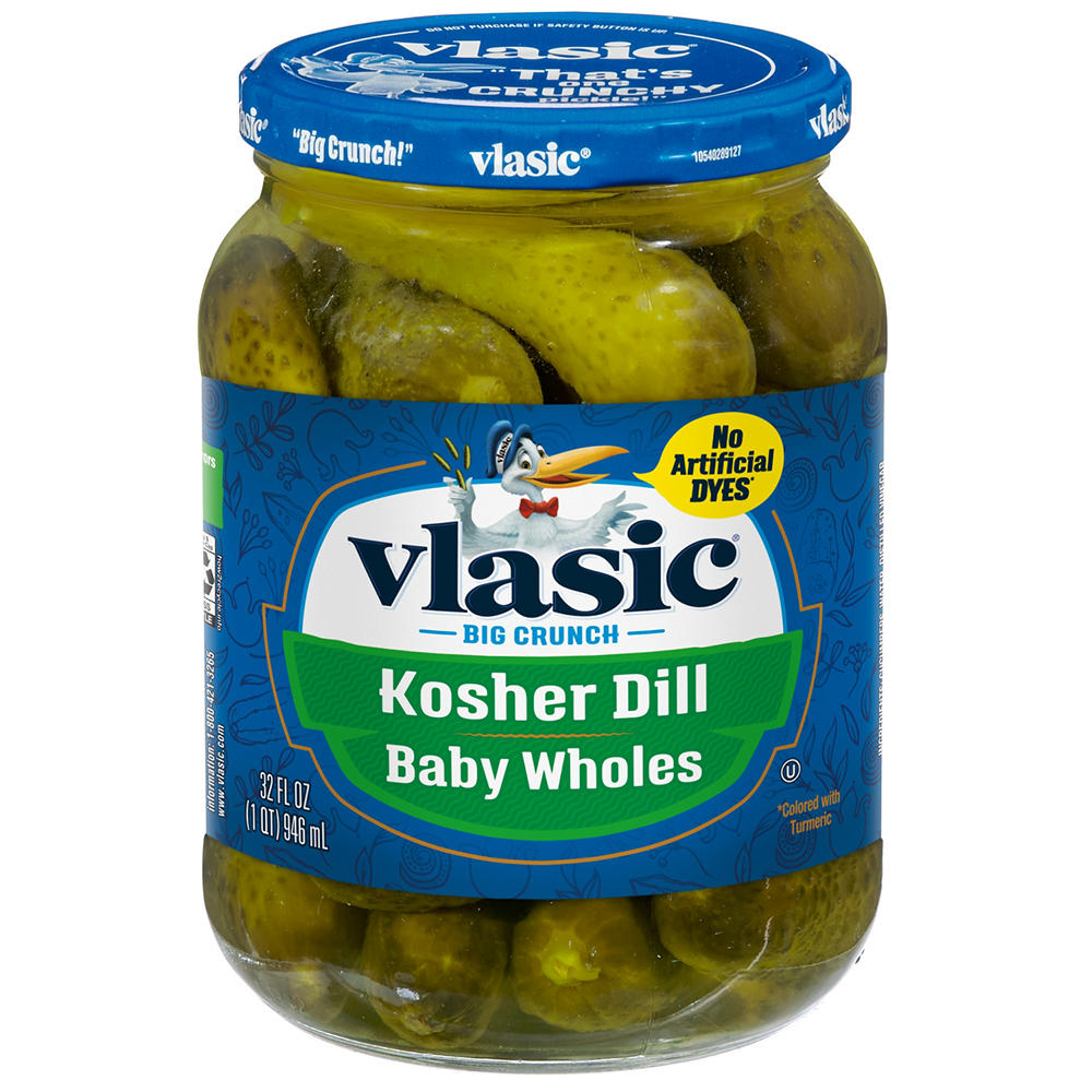 Vlasic Kosher Dill Baby Wholes, 32 oz