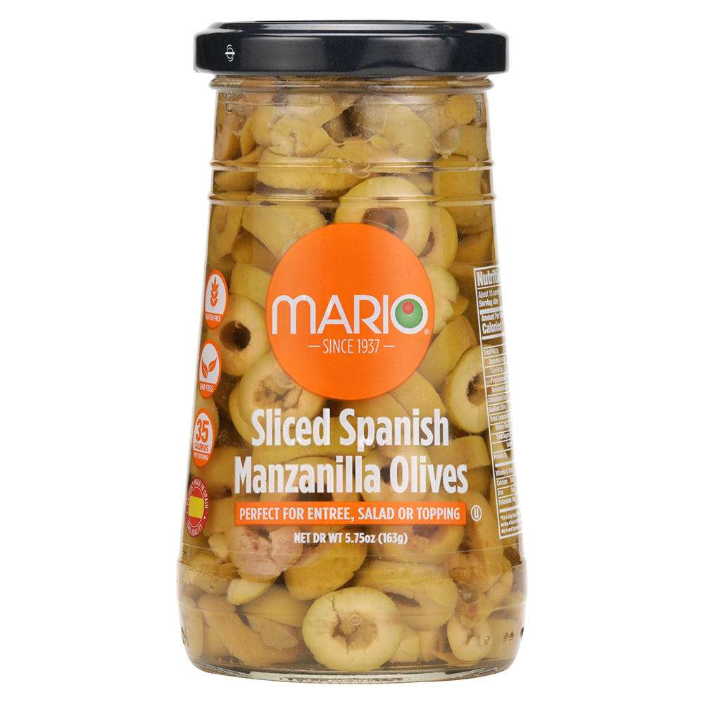 Mario Sliced Spanish Manzanilla Olives, 5.75 oz