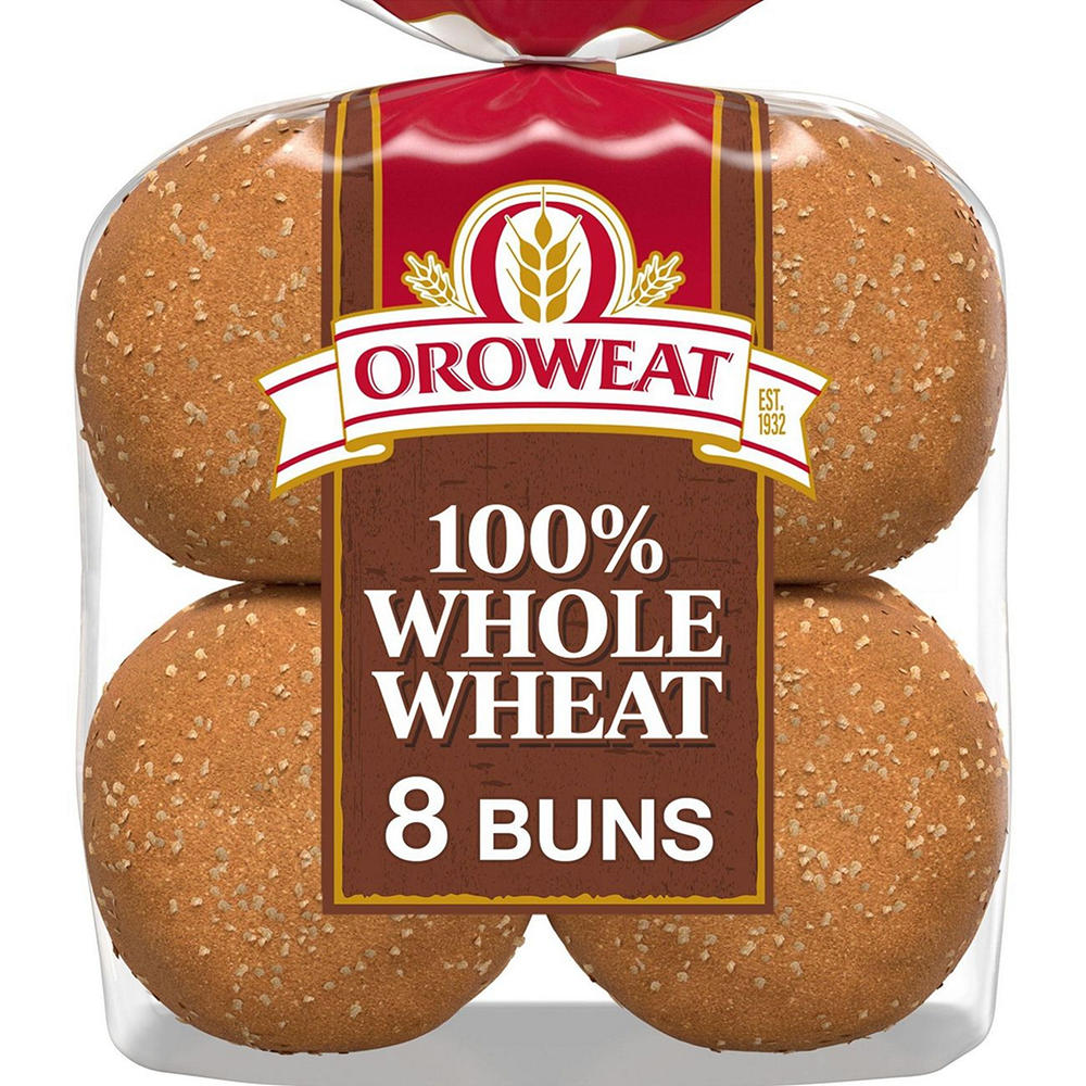 Oroweat Whole Wheat Buns, 8 ct