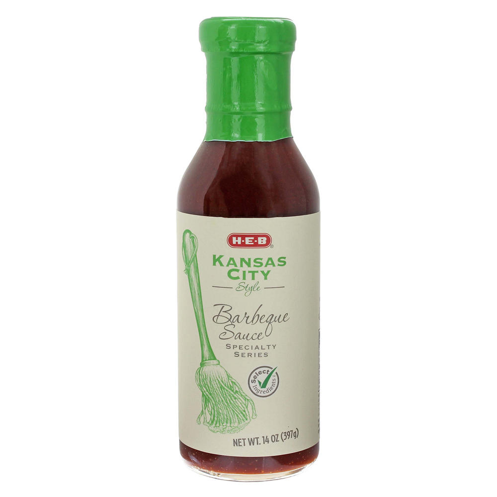 H-E-B Specialty Series Kansas City Style Barbeque Sauce, 14 oz