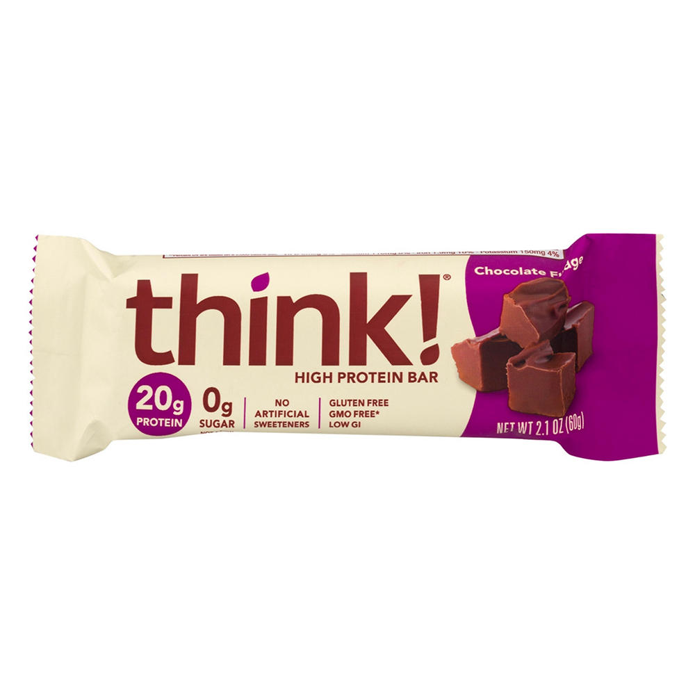 think! 20g Protein Bar - Chocolate Fudge, 2.1 oz
