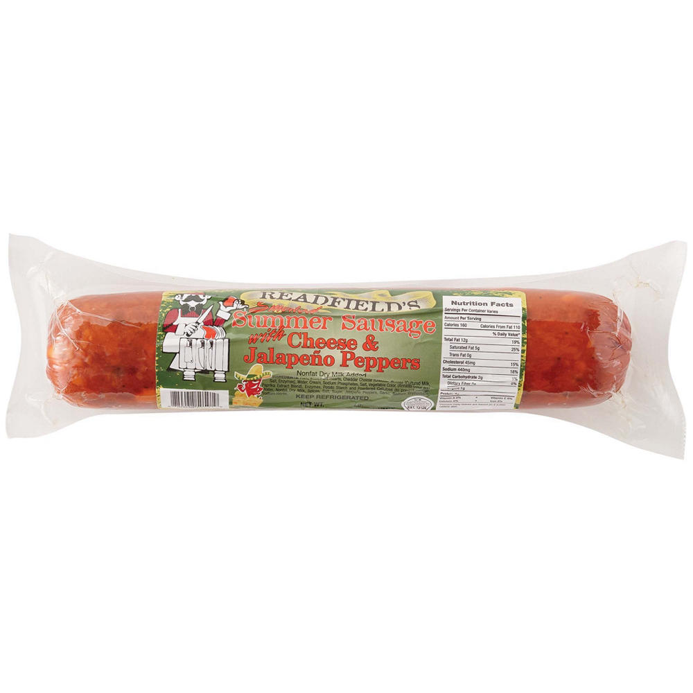 Readfield's Summer Sausage Jalepeno and Cheese, Avg. 1.0 lb