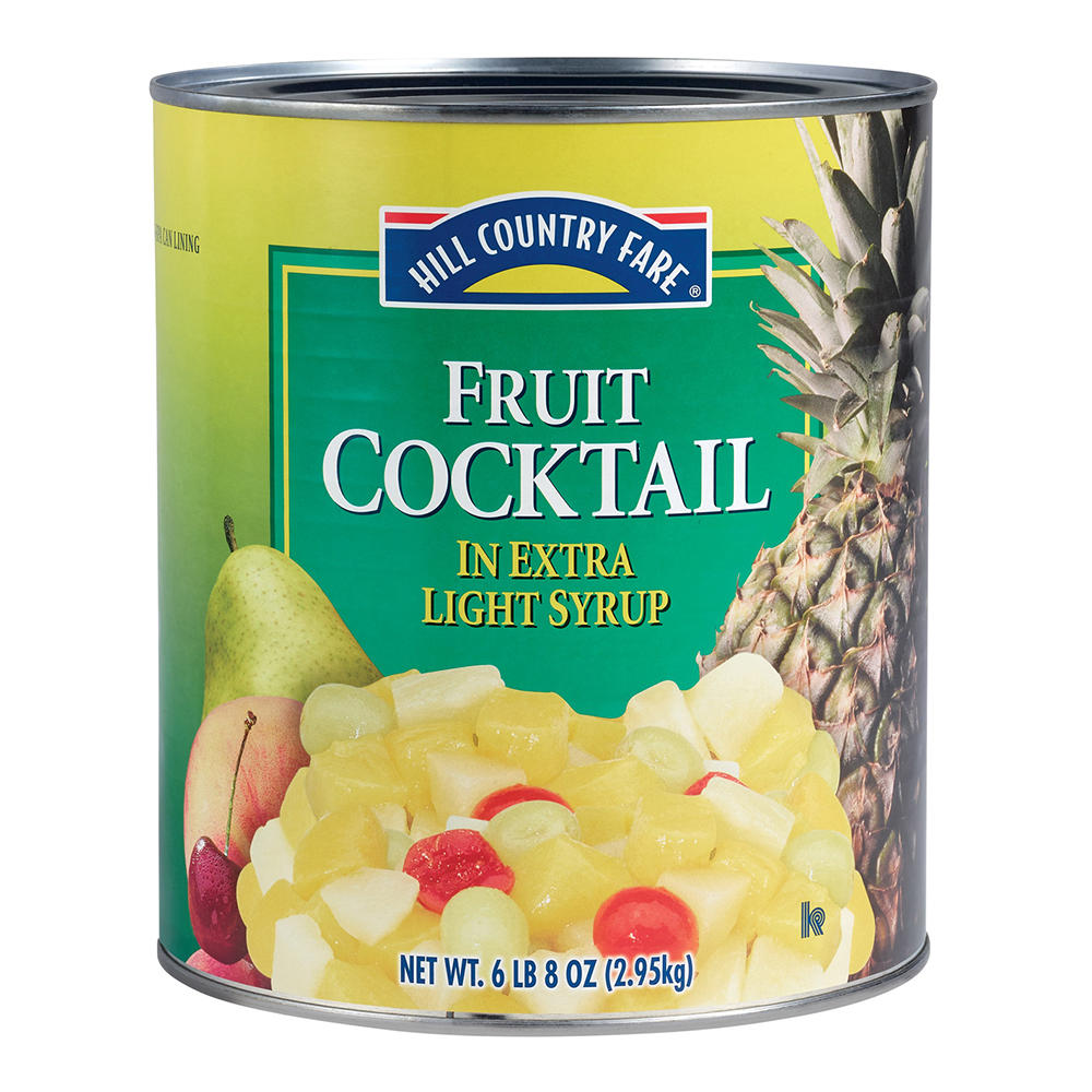 Hill Country Fare Fruit Cocktail - Extra Light Syrup, 106 oz
