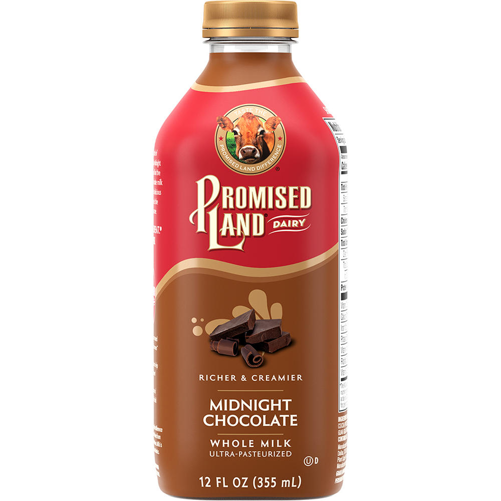 Promised Land Midnight Chocolate Whole Milk, 12 oz