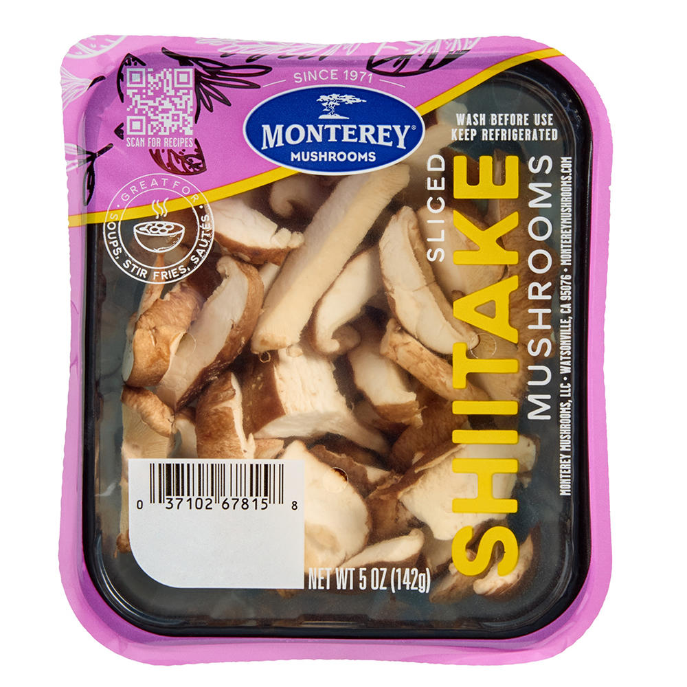 Monterey Fresh Shiitake Mushrooms, Sliced, 5 oz