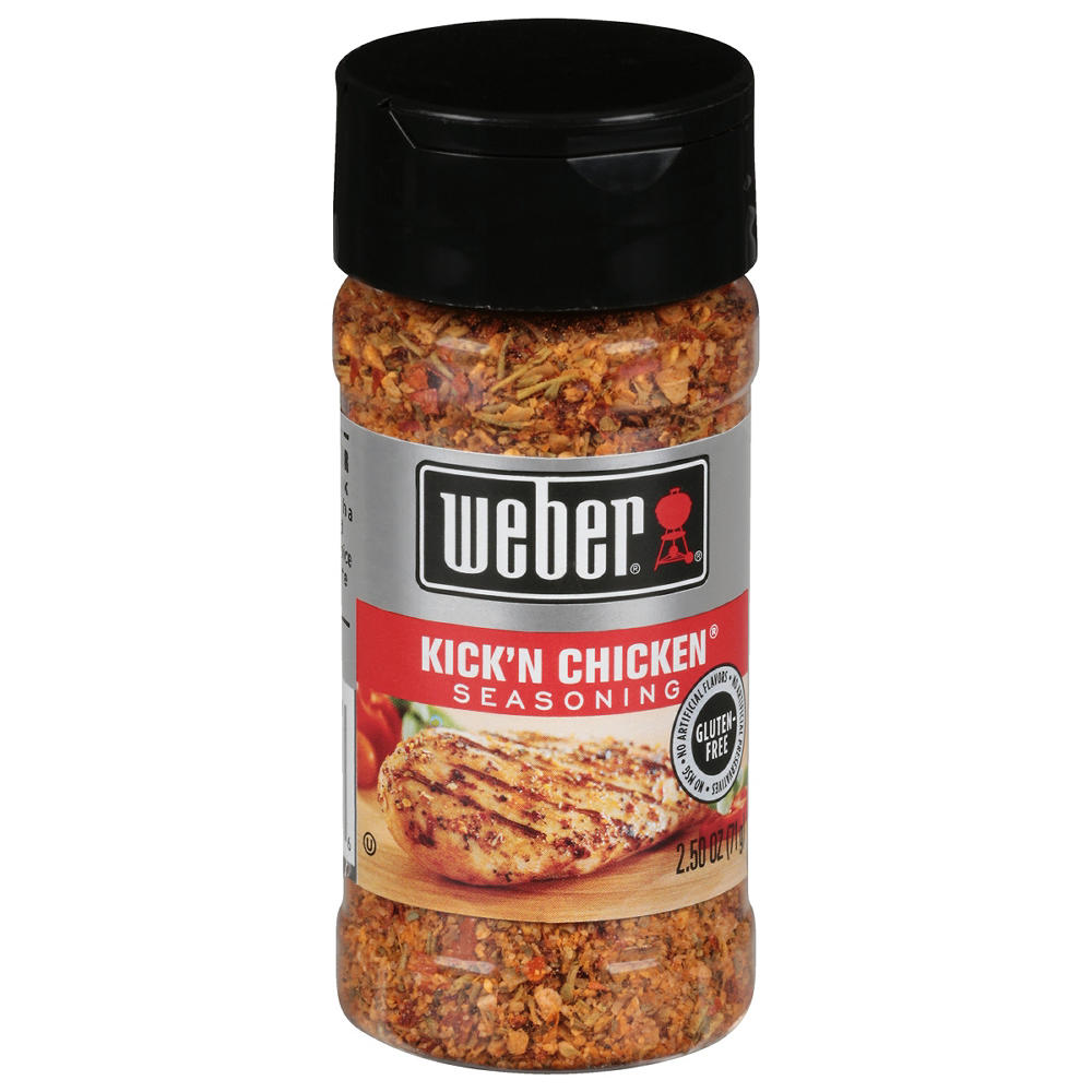 Weber Kick'n Chicken Seasoning, 2.5 oz